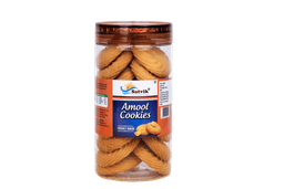 Amul Cookies Pet Jar Cookies with classic crisp bakery texture, conveniently stored in a jar for serving, sharing and daily treats.