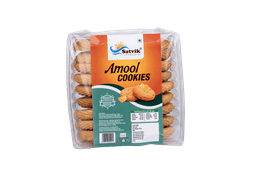 Amul Cookies with a crisp texture and classic bakery flavor, conveniently packed for tea-time, travel, and everyday snacking.