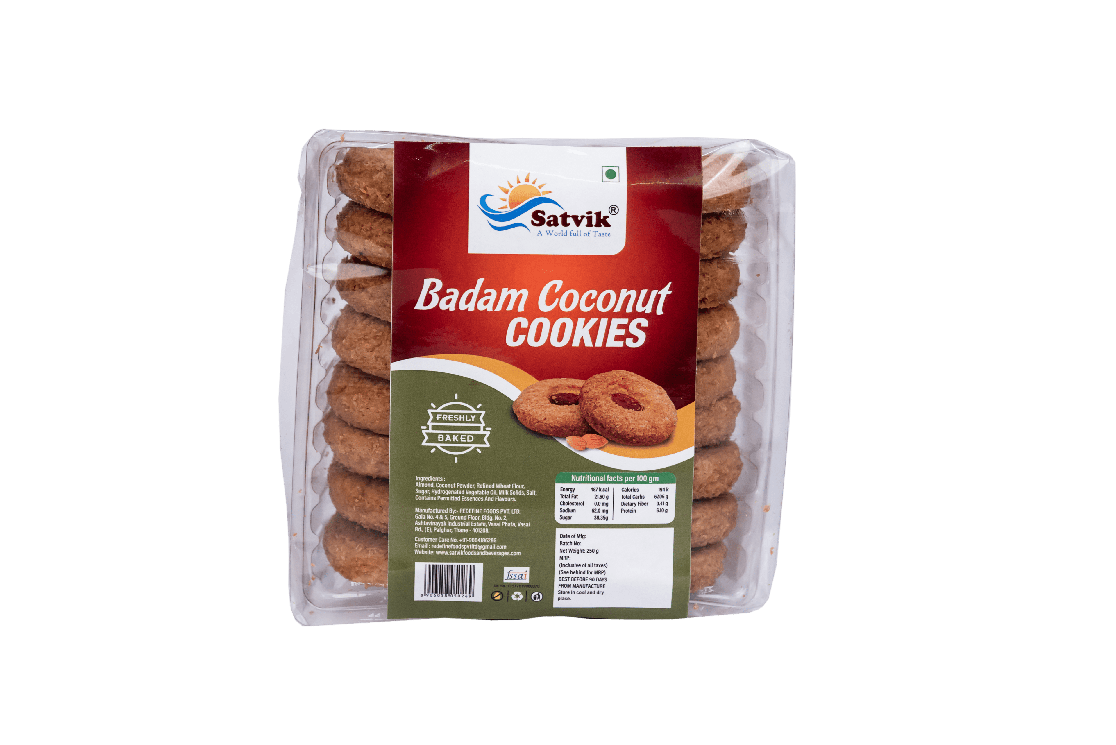 Badam Coconut Cookies image