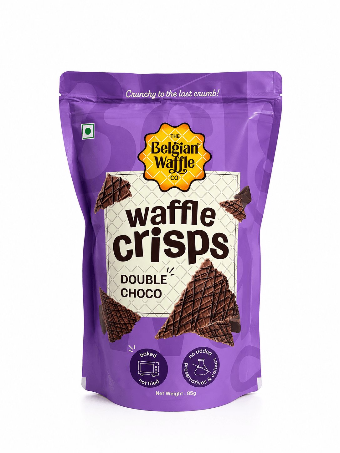 BELGIUM WAFFLE DOUBLE CHOCO 85 GMS image