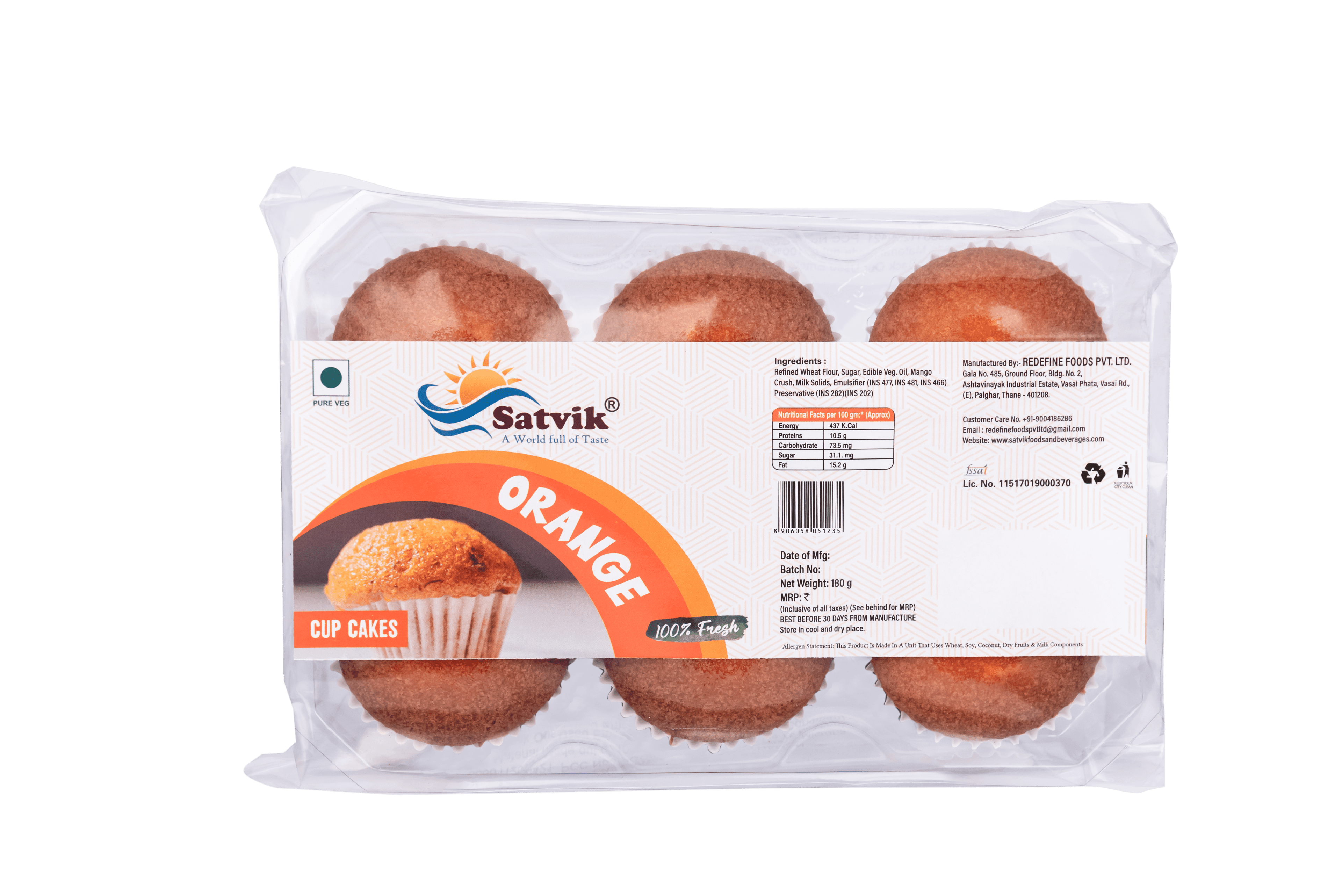 Orange Cup Cake image