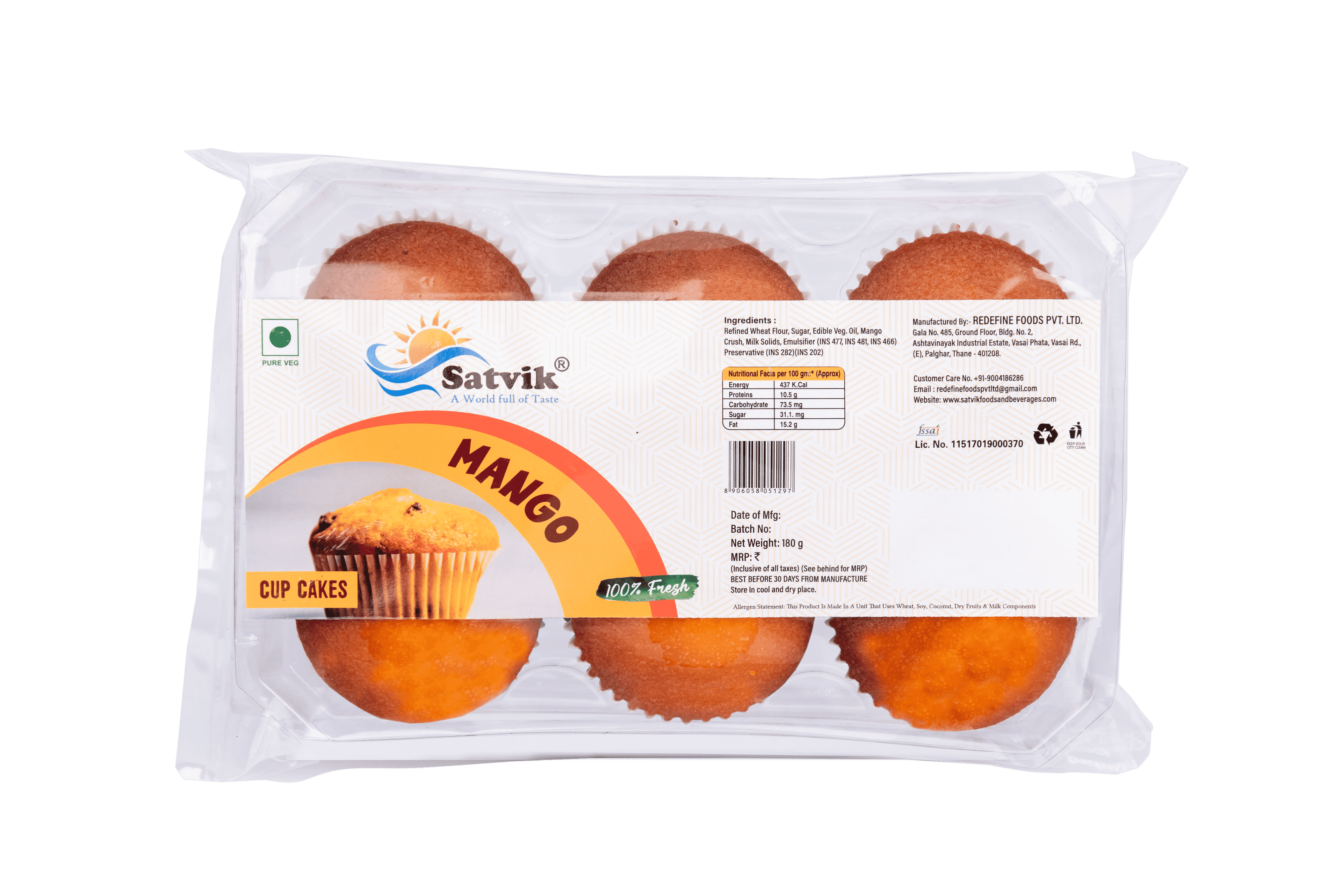 Mango Cup Cake image