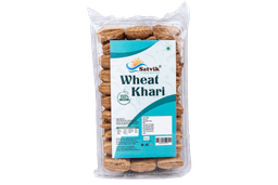 Wheat Khari 200gm with crisp flaky layers and a light bakery texture, suitable for tea breaks and savory everyday snacking.