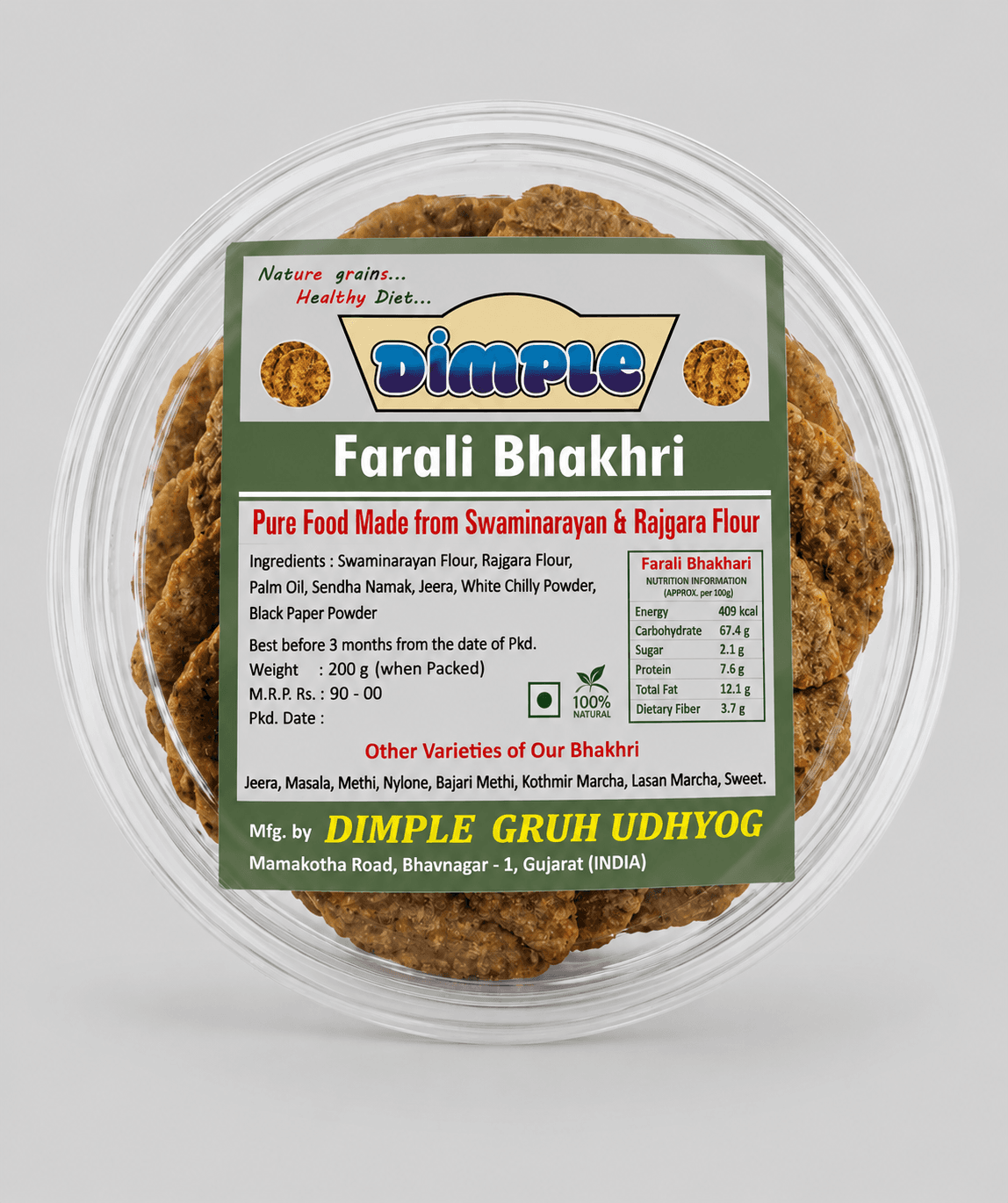 Farali Bhakri 200 Gms image