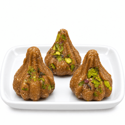 Sugar free Jaggery Kaju Modak thumbnail 1