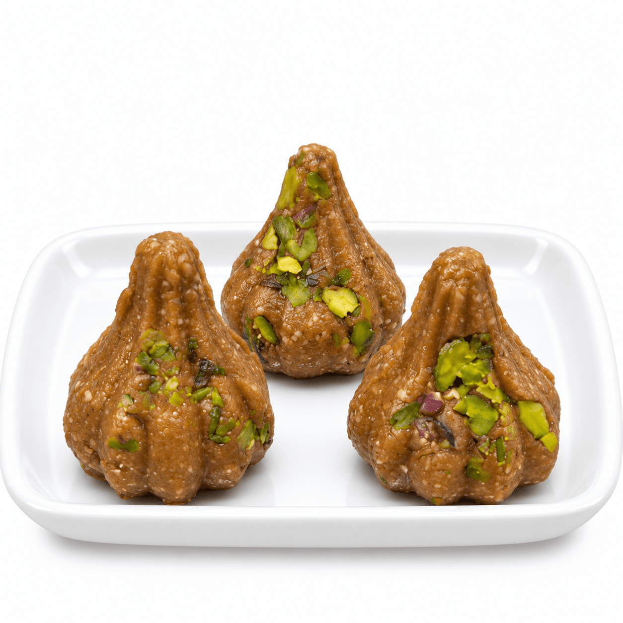 Sugar free Jaggery Kaju Modak image