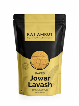 Rajamrut Roasted Jowar Lavash 93 GMS made with premium jowar, hygienically packed for freshness and crunchy texture.