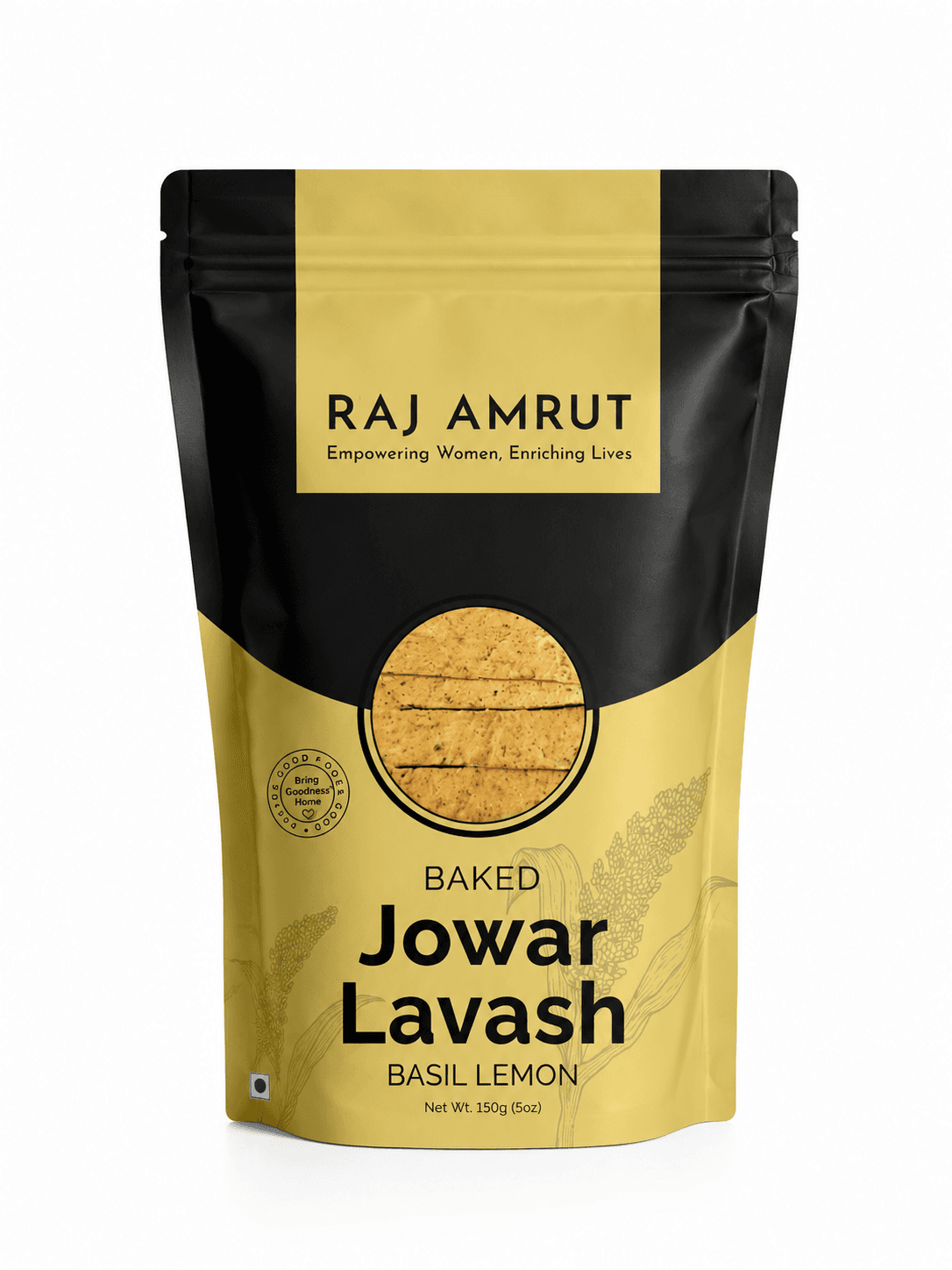 RAJAMRUT ROASTED JOWAR LAVASH 93 GMS image