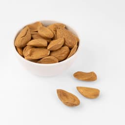 Premium Mamra Almonds Large 5A 250 GM in a bowl from Mahavir Dry Fruits – fresh, crunchy, premium-quality mamra badam.
