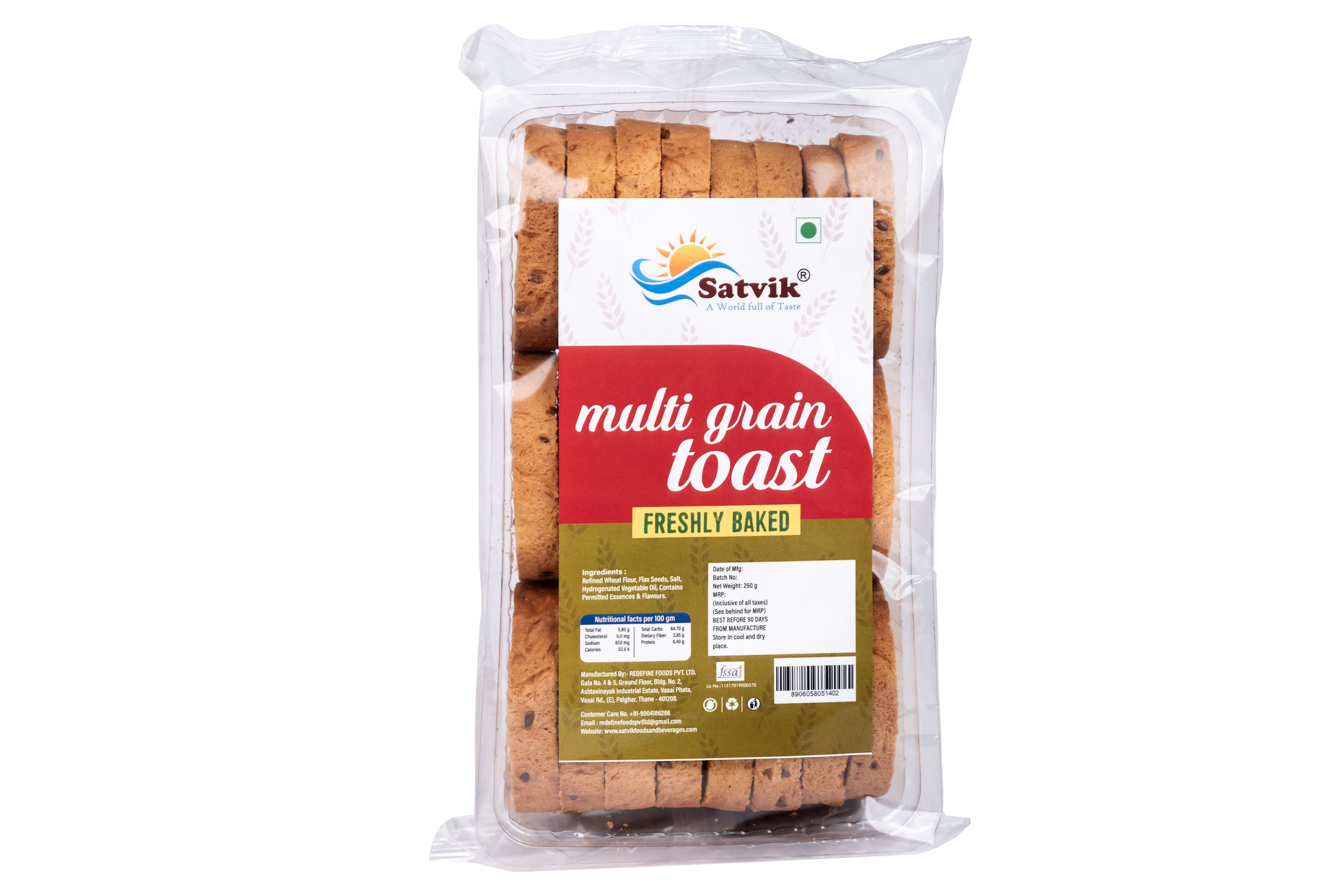 Multigrain Toast 200 GMS image