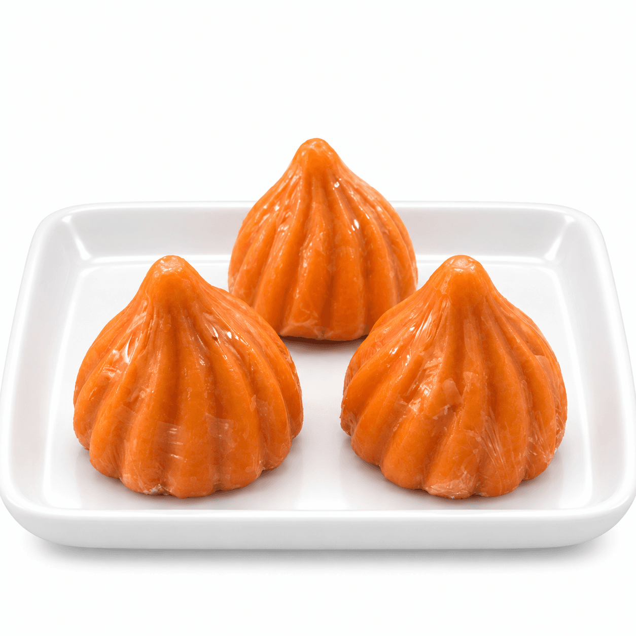 Orange Crispy Rice Modak  image