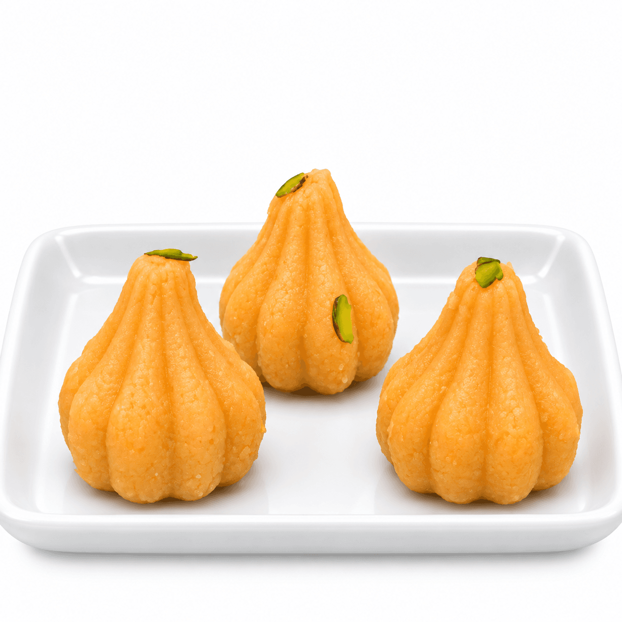 Orange Milk Modak  image