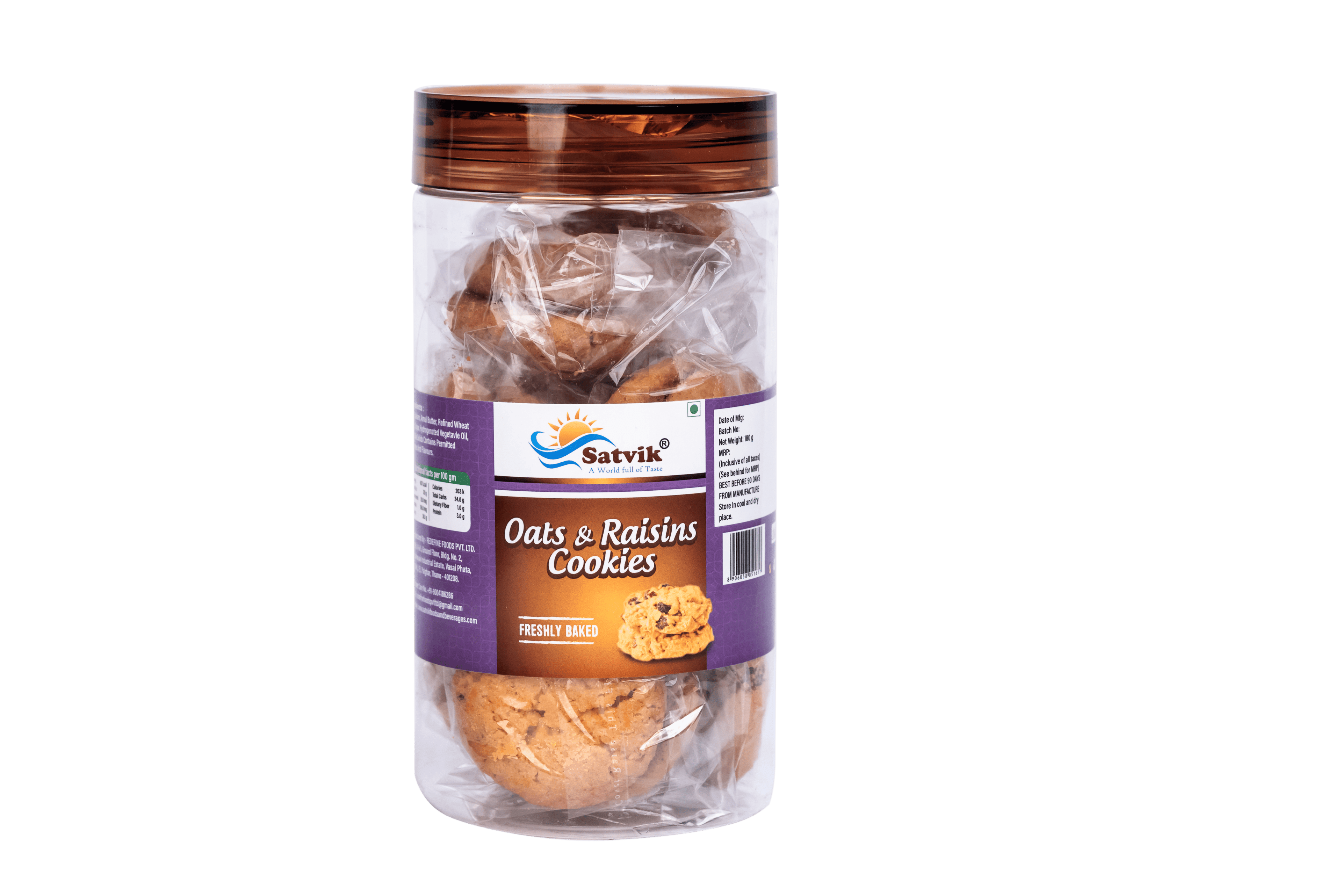 Oats and Raisins Pet Jar Cookies image