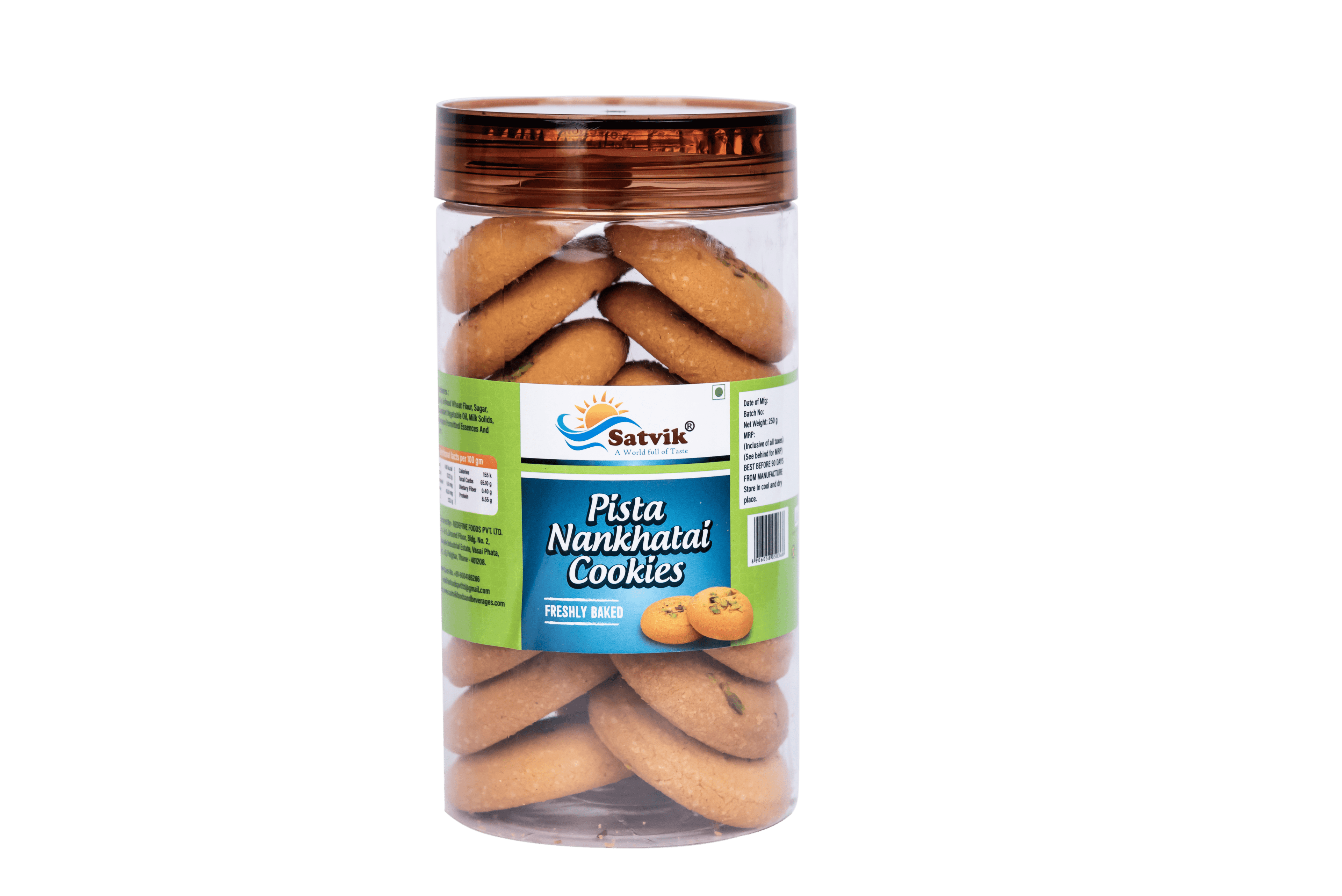 Pista Nankhatai Pet Jar Cookies image