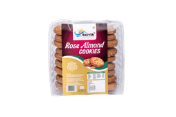 Rose Almond Cookies with delicate rose aroma and rich almond flavor, freshly packed for elegant tea-time treats and gifting.