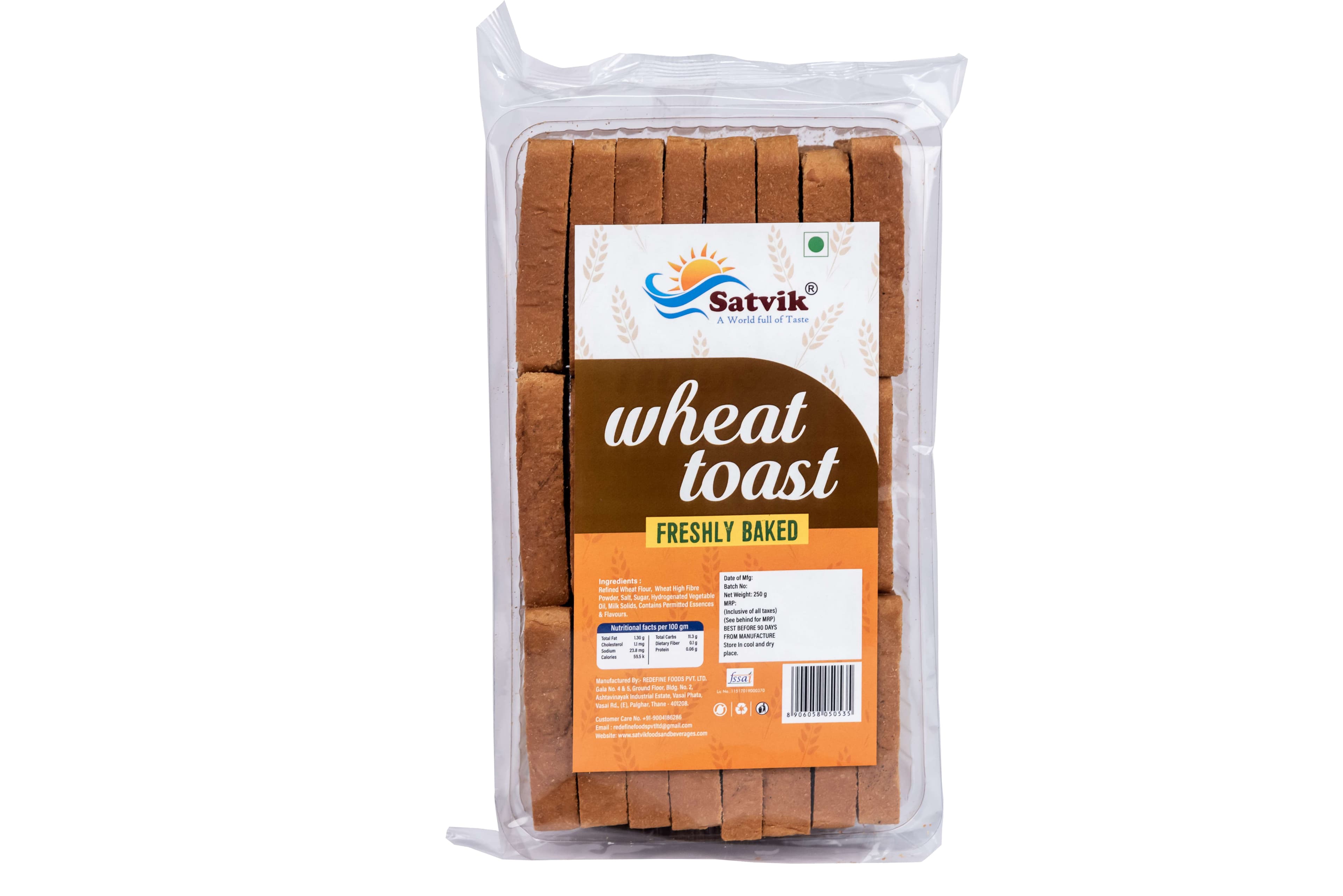 Wheat Toast 200 GMS image