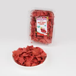 Roasted Chips Beet 200 GMS made with premium beetroot slices, hygienically packed for freshness and crunchy texture.