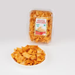 Roasted Oats Chips 200 GMS made with quality oats ingredients, hygienically packed for freshness and crunchy snack texture.
