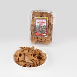 Roasted Chia Seed Chips 200 GMS made with chia seed ingredients, hygienically packed for freshness and healthy snack enjoyment.