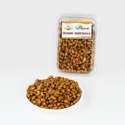 Magic Masala Edamame Beans 200 GMS roasted with authentic spices, hygienically packed for freshness, rich flavor, and crunchy healthy snacking.