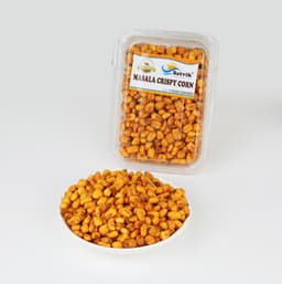 Crispy Corn Masala 200 GMS made with premium corn and authentic masala spices, hygienically packed for freshness and crunchy texture.