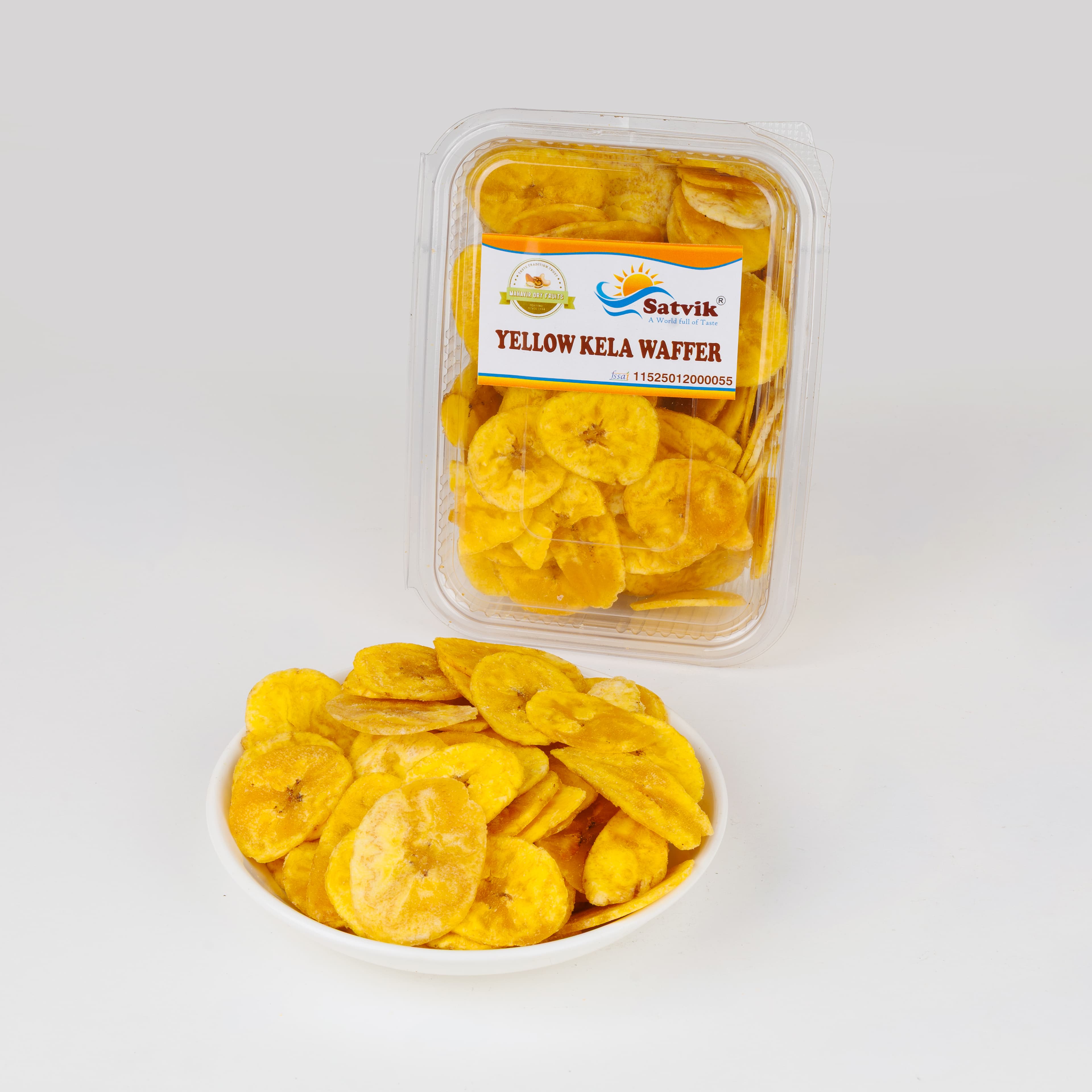 Yellow Kela Wafer 200 Gms image