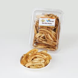 Diet Mari Kela Wafer 200 GMS prepared with premium banana slices and mari seasoning, hygienically packed for freshness and crispy flavorful snacking.
