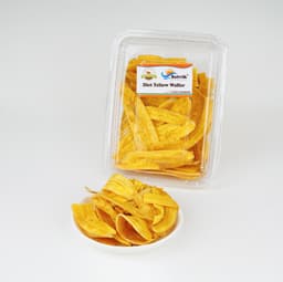Diet Yellow Kela Wafer 200 GMS made from premium banana slices, hygienically packed for freshness, crunchy texture, and healthy everyday snacking.