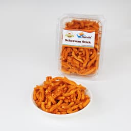 Schezwan Stick 200 GMS prepared with premium ingredients and Schezwan seasoning, hygienically packed for freshness and crunch.