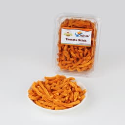 Tomato Stick 200 GMS made with premium ingredients and tomato seasoning, hygienically packed for freshness, crunch, and delicious flavor.