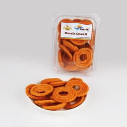Butter Chakli Masala 200 GMS prepared with quality ingredients and buttery masala seasoning, hygienically packed for freshness and crunchy texture.