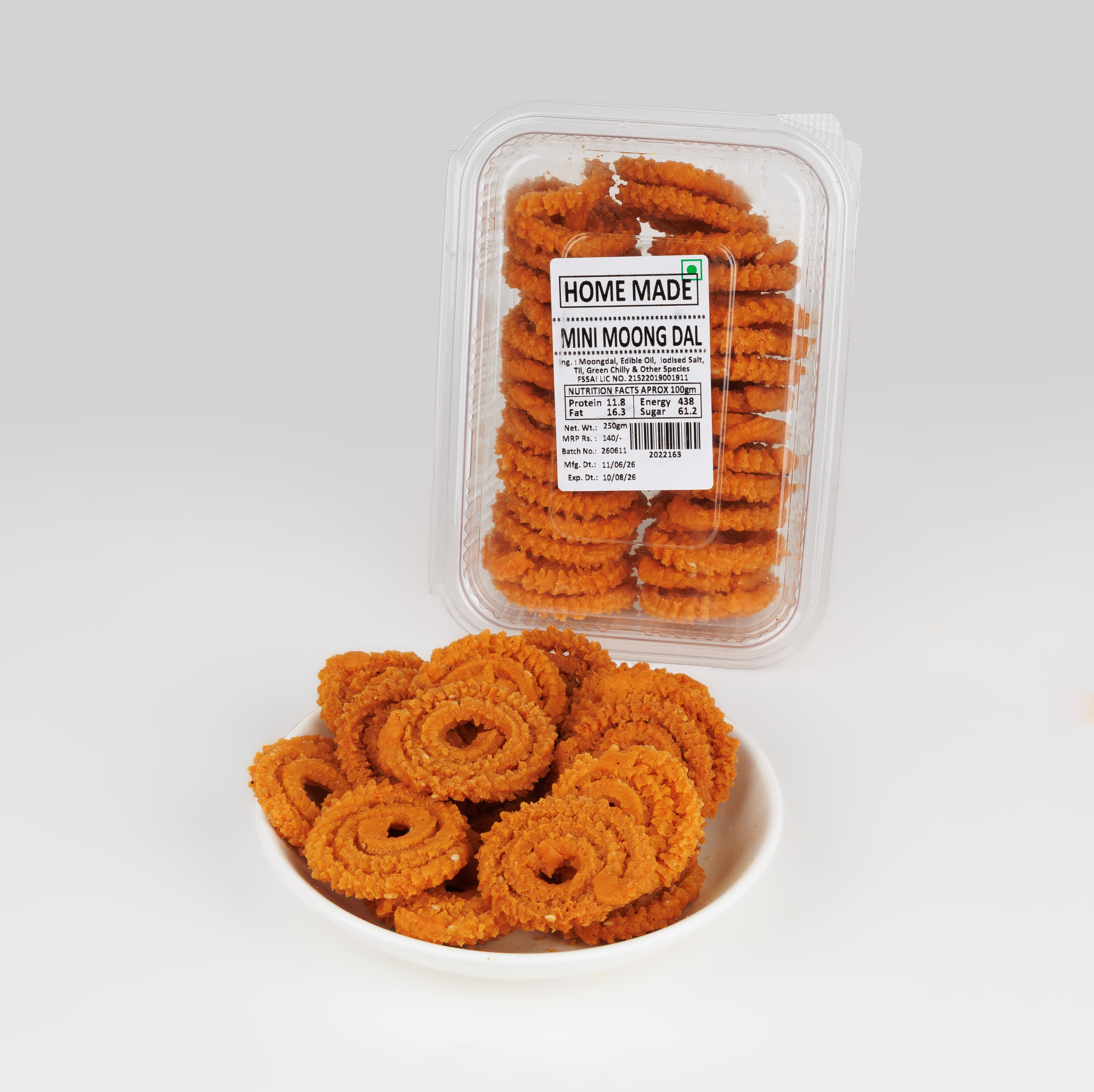 Moongdal Chakli Mini 250 Gms image