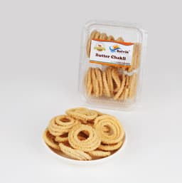 Butter Chakli Sada 200 GMS made with premium ingredients, hygienically packed for freshness, authentic taste, and crunchy traditional texture.