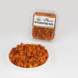 Kolhapuri Mix 200 GMS prepared with premium ingredients and authentic Kolhapuri spices, hygienically packed for freshness and crunch.
