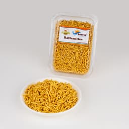 Ratlami Sev 200 GMS prepared with premium ingredients and spices, hygienically packed for freshness and crunchy texture.