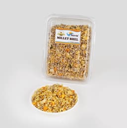 Millet Bhel 200 GMS prepared with premium millet grains and authentic seasonings, hygienically packed for freshness and crunchy taste.