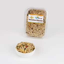 Sabudana Khichadi 200 GMS made with premium sabudana and traditional ingredients, hygienically packed for freshness and taste.