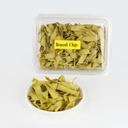 Broccoli Bite Chips 200 GMS prepared with premium broccoli and quality seasonings, hygienically packed for freshness and crunchy texture.