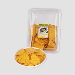 Nachos Mexican Salsa 180 GMS made with premium corn and salsa seasoning, hygienically packed for freshness and crispy texture.