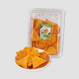 Nachos Jalapeno 180 GMS prepared with premium corn and jalapeno seasoning, hygienically packed for freshness and rich flavor.