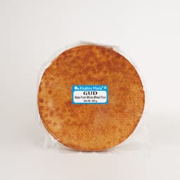 Gud Wheat Khakhra 250 GMS with crisp wheat texture and rich jaggery flavor for a distinctive traditional snack.