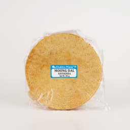 Moong Dal Khakhra 250 GMS with crisp texture and mild moong dal flavor for traditional Gujarati-style snacking.