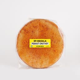 Peanut Chutney Khakhra 250 GMS with crisp texture and nutty peanut chutney flavor for savory snacking.