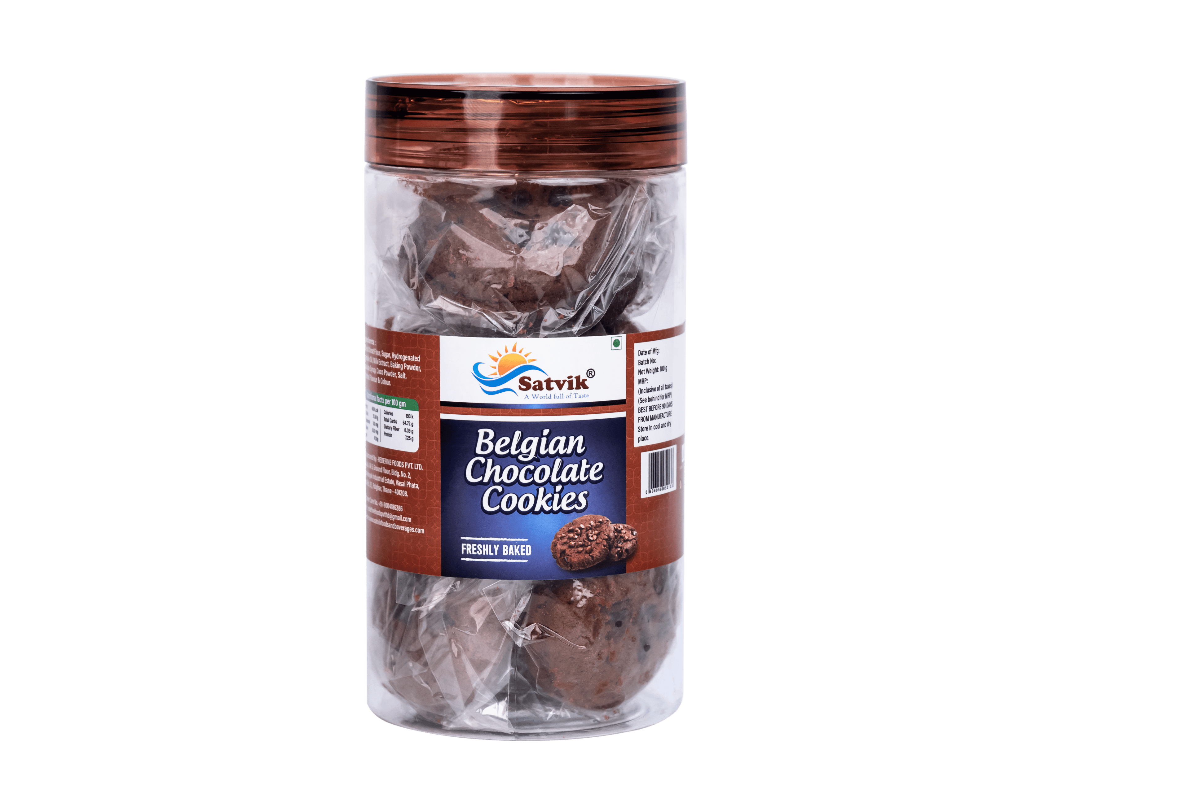 Belgium Chocolate Pet Jar Cookies image