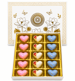 12 Pieces Fancy Chocolate Cavity Box thumbnail 1