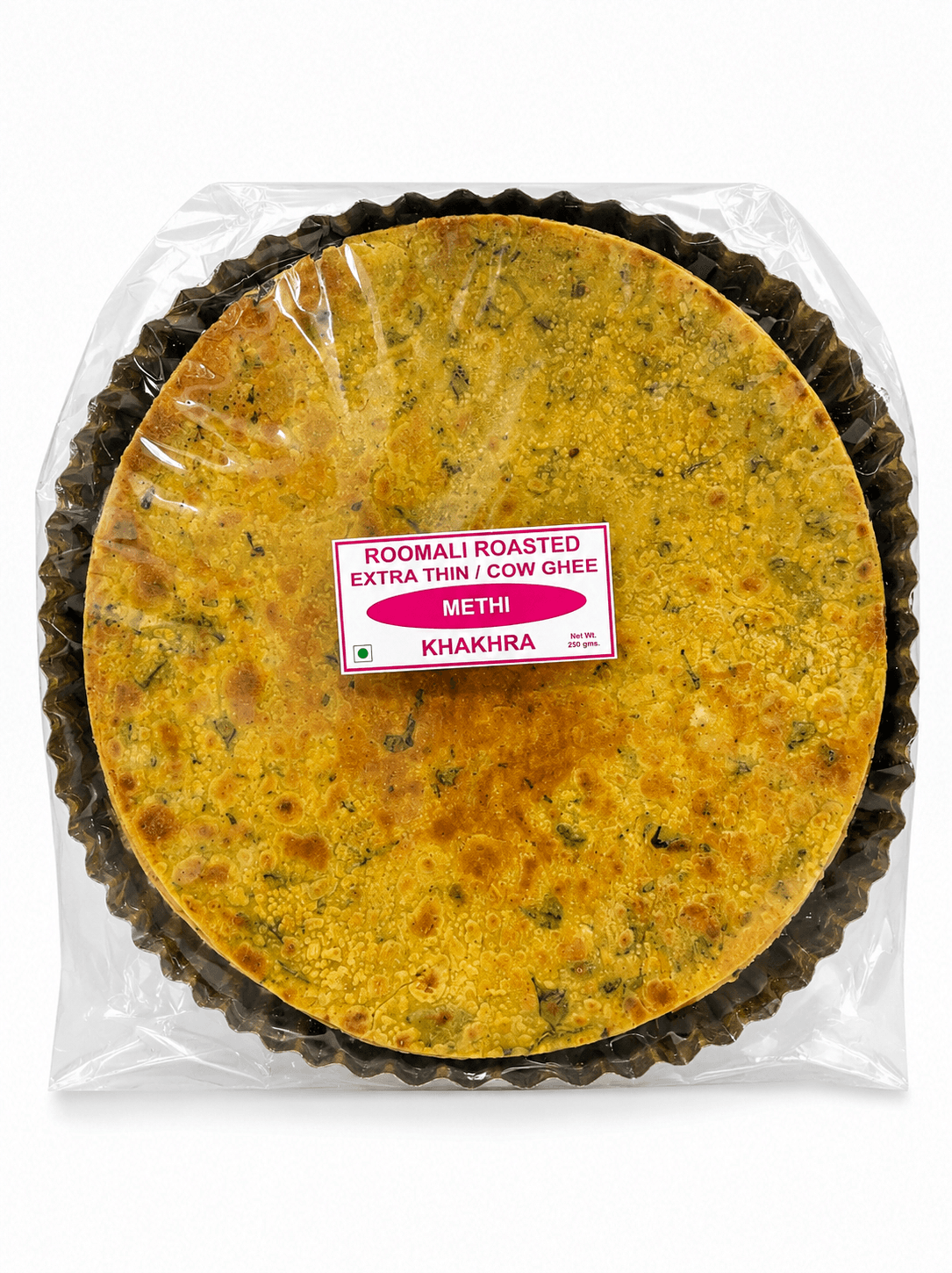 Cow Ghee Rumali Methi Khakhra 250 GMS image