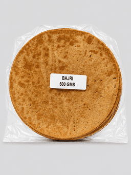 Machine Made Bajri Khakhra 500 GMS with crisp texture and earthy bajra flavor for traditional Gujarati meals and snacking.