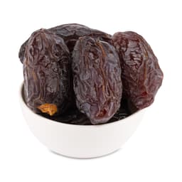 Khajur Medjol Super Jumbo 500 Gms featuring extra large Medjool dates with soft texture, natural sweetness, and rich colour.