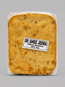 Mobile Jeera Khakhra 200 GMS with crisp texture and fragrant cumin seasoning for traditional Gujarati meals and snacks.