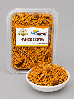 Nashik Farali Chivda 200 GMS prepared with premium farali ingredients, hygienically packed for freshness and traditional flavor.